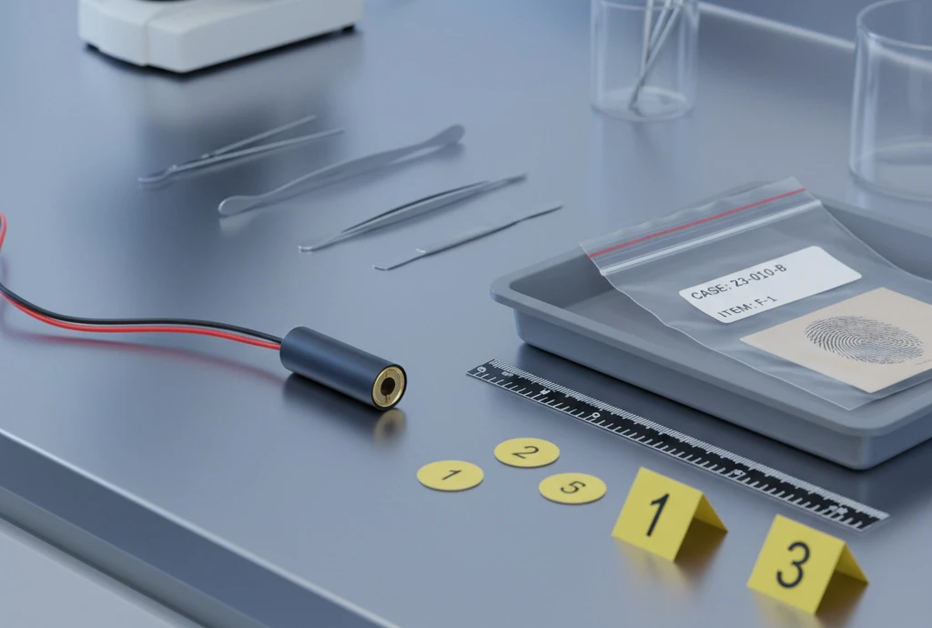What type of laser module is used in forensic analysis What type of laser module is used in forensic analysis